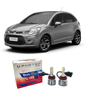Citroen C3 Led Xenon Uzun Far Ampulü H1 Duo Yeni Seri Beyaz 2002-2016