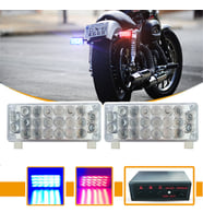 PANJUR ARASI MODLU 44 LEDLİ ÇAKAR LAMBA KIRMIZI MAVİ 22 X 2