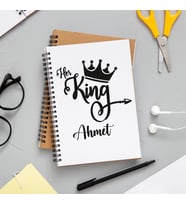 Her King Baskı Defter Kişiye Özel