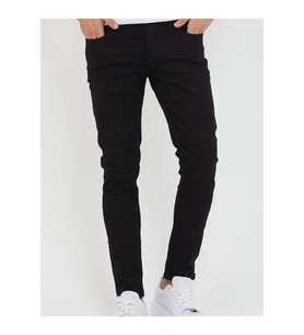 Hacker Tom T623 Erkek Denim Slim Fit Saten Pantolon - Siyah - ST00692-Siyah-29
