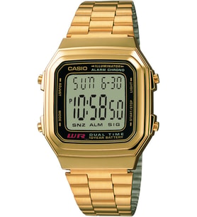 Casio A178WGA-1AVDF Unisex Kol Saati (Altın)