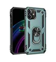 İphone 12 Mini Kılıf Sofya Yüzüklü Kapak - Yeşil