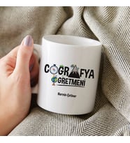 Coğrafya Öğretmenine Özel Kupa Bardak