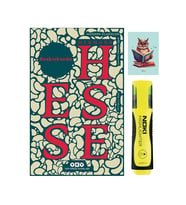 Bozkırkurdu - Hermann Hesse 9789750805561 Sarı Fosforlu Kalem - Not Defterli Seti (Krem)