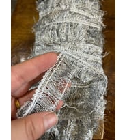 EN 2 CM GÜMÜŞ RENK PÜSKÜL ŞERİT DİKİŞ GİYİM AKSESUARI (1 METRE)