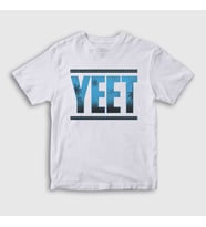 Presmono Unisex Çocuk Beyaz Yeet Ufc Mma Güreş Jey Uso T-Shirt 505287tt (Beyaz)