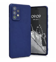 Coverzone Samsung Galaxy A13 4G ?le Uyumlu K?l?f Z-Mara Lansman Vieri Tam Koruma Arka Kapak Kamera Koruma �?k?nt?l? P�r�zs�z Y�zey Lacivert