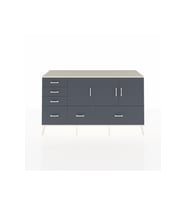 Kronos Konsol 4 Raflı 6 Çekmeceli 3 Kapaklı 176x59x99 Aytaşı-Antrasit