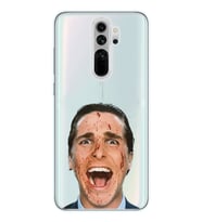 Xiaomi Redmi Note 8 PRO Uyumlu American Psycho Tasarımlı Şeffaf Telefon Kılıfı