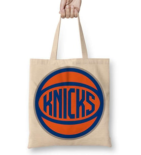 New York Knicks Logo Bez Çanta Uzun Saplı