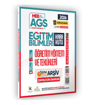 2026 MEB AGS Eğitim Bilimlerinin Kara Kutusu ÖĞRETİM YÖNTEM ve TEKNİKLERİ ÖSYM Çıkmış Soru Bankası