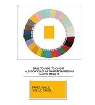 Alex Schoeller Fon Kartonu 160 GR A4 11 A Altın