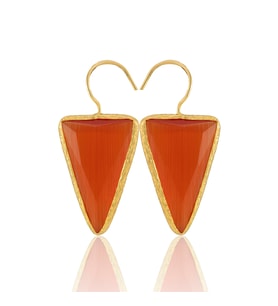 Kadir Jewellery 22 Ayar Altın Kaplama Vintage Küpe -El İşçiliği Ve Hipoalerjenik Küpe