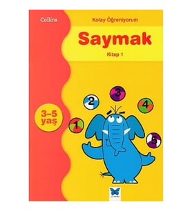 Kolay Öğreniyorum Saymak - Kitap 1 (3-5 Yaş)