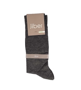Jiber Erkek Bambu Likralı Uzun Çorap 5500 - 12 Adet (Antrasit)