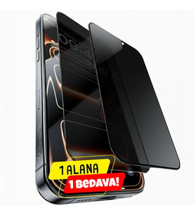 iPhone 13/14/13 Pro/16E/17E Ekran Koruyucu için [1 Alana 1 Bedava] Hayalet(Privacy), Anti-Statik, 9H Süper Güçlü Temperli Cam, 5D Full Koruma, Kılıf Dostu - Kolay Takılır (1 AL 1 BEDAVA)