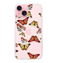 PrintiFy Apple  iPhone 15 Plus ile Uyumlu 1mm Slim Fit Water Color 2 Baskılı Şeffaf  Kılıf