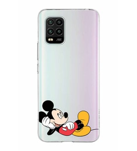 Xiaomi Mi 10 Lite Uyumlu Kapak Mickey Mouse Tasarımlı Şeffaf Silikon Kılıf