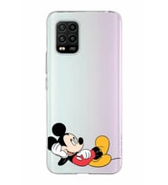 Xiaomi Mi 10 Lite Uyumlu Kapak Mickey Mouse Tasarımlı Şeffaf Silikon Kılıf