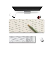 SonicTouch Klavye Mousepad 32x70cm Dikişsiz Pürüzsüz Sıvı Geçirmez Kaymaz Taban Sessiz Satırlar