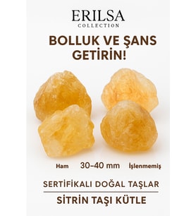 Sertifikalı Ham İşlenmemiş İri Boy Sitrin Taşı Kütle – El Taşı Bolluk, Neşe Güçlü Enerji Frekansı (Çok Renkli)