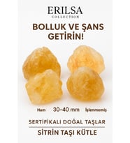 Sertifikalı Ham İşlenmemiş İri Boy Sitrin Taşı Kütle – El Taşı Bolluk, Neşe Güçlü Enerji Frekansı (Çok Renkli)