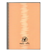 GIPTA MACRO NOTES SPİRALLİ PP. KAPAK A4 80YP. KARELİ DEFTER 7993 - TEKLİ