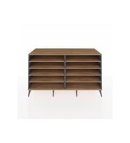 Kronos Konsol 8 Raflı  176x59x99 Antrasit-Çam