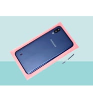 Samsung Galaxy M10 Uyumlu FULL KASA Arka Kapak Batarya Kapağı - MAVİ