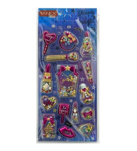TANEX KIDS TNX-26059 DEKORATİF ETİKETLER - SHINING MAGIC PUFFY STICKER