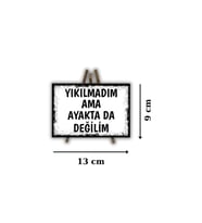 Ahşap Retro Masa Üstü Mdf Akıllı Tablo , Komik Sözler , Duvar Yazıları , Edebiyat - Akıllı332