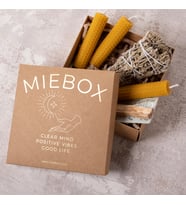 Enerji Başlangıç Seti: Palo Santo Tütsü - Balmumu Mum - Adaçayı Tütsü Demeti