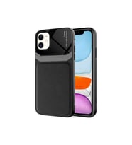 Apple iPhone 11 Uyumlu Kılıf Zore Emiks Kapak (Siyah)