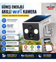 2K Mini Güneş Enerjili Akıllı WiFi Güvenlik Kamerası