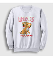 Presmono Unisex Beyaz Houdini Melvins Sweatshirt 447568tt (Beyaz)