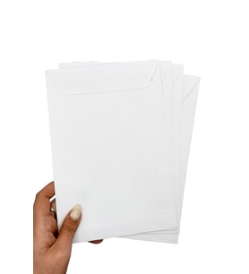 Zarf A5 boyutunda Beyaz Torba Zarf 17x25 cm - 20 Adet