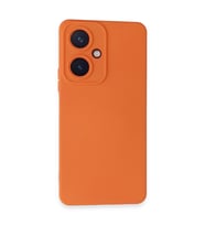 Vivo Y27 Kılıf Nano İçi Kadife Silikon - Turuncu