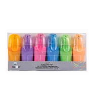 Serve Berry Mini Pastel Fosforlu Kalem 6’lı