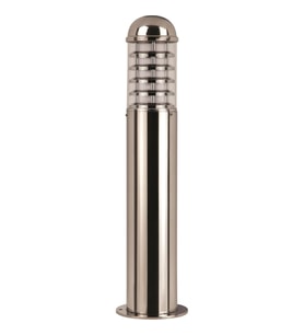 AVONNI BSU-68127-GR-B Krom/Nikel Kaplama Dış Mekan Aydınlatma E27 Paslanmaz Çelik Polikarbon Cam 13cm