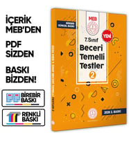 2026 7.Sınıf MEB Beceri Temelli Testler 2. Kitap Örnek Soru Bankası BASKI ÜCRETİ