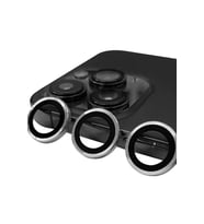 Newface Apple iPhone 15 Pro Max Raze Metal Kamera Lens - Gümüş