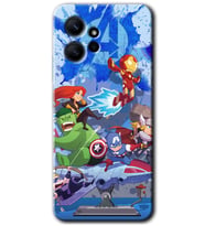 Redmi Note 12 4G Kılıf HD Desen Baskılı Kılıf - Avengers Cartoon