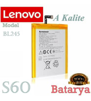 Lenovo   Uyumlu S60 Batarya BL245 model A Kalite Yeni Üretim