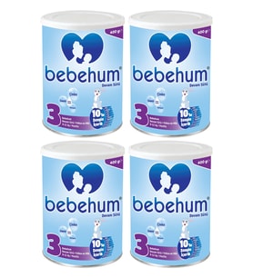 Bebehum 3 Numara Teneke Devam Sütü 9-12 Ay 400 gr x 4 Adet