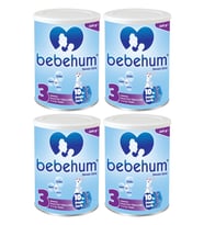 Bebehum 3 Numara Teneke Devam Sütü 9-12 Ay 400 gr x 4 Adet