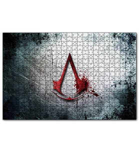 Cakapuzzle Assassins Creed Logo  Puzzle Yapboz MDF (Ahşap) (120 Parça)