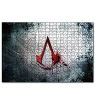 Cakapuzzle Assassins Creed Logo  Puzzle Yapboz MDF (Ahşap) (120 Parça)