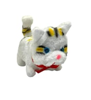 Oyuncak Kedi Pilli Sesli Yürüyen Peluş Kedi (Çok Renkli)