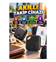 Kompakt Smart Tag Bluetooth Konum Takip Cihazı Akıllı Bul Uygulaması ve Uzaktan Erişim Özelliğiyle