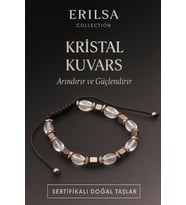 Sertifikalı Kristal Kuvars Doğal Taş Bileklik – Arındırıcı ve Güçlendirici Enerji